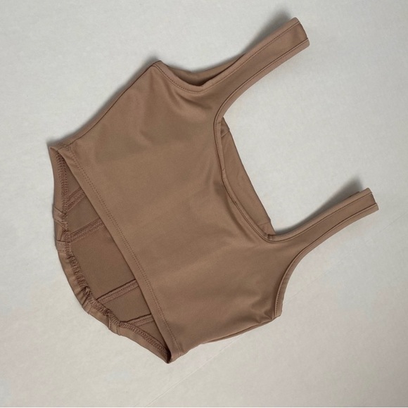 Corset Style Tan Stretchy Top Fashion Nova - Picture 3 of 8